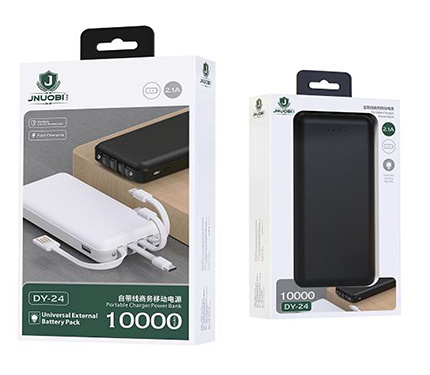 Jnuobi DY-24 10000mA Built-in cable power bank