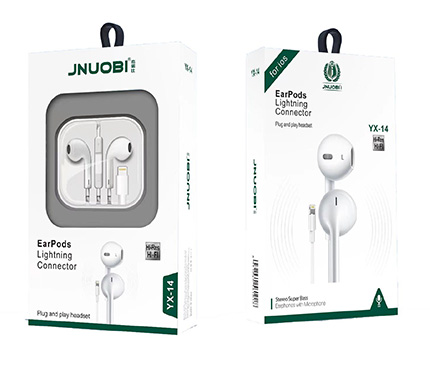 Jnuobi YX-14 EarPods lightning connector earphone