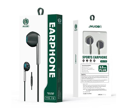 Jnuobi YX-72 3.5mm earphones