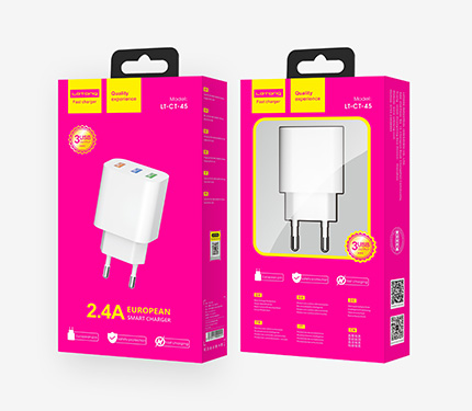 LeTang LT-CT-45 2.4A 3usb Euro charger