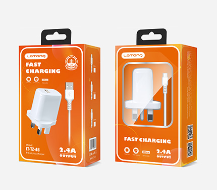 LeTang LT-TZ-46 2.4A UK Standard Single U charger set