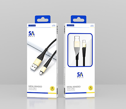 LeTang S12-V8-iP-TPC 5A metal braided data cable