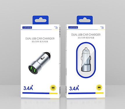 LeTang Z3 3.4A dual USB car charger 