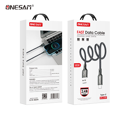 ONESAM A18 2.4A output 2000mm fast data cable