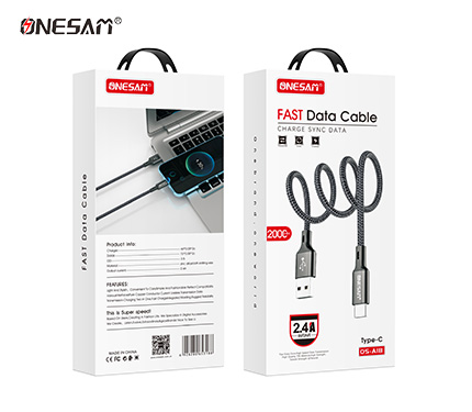 ONESAM A18 2.4A output 2000mm fast data cable