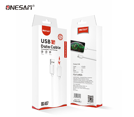 ONESAM A07 2.1A output usb data cable