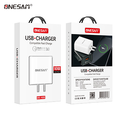 ONESAM Y05 3.0A output PD 18W compatible fast charger