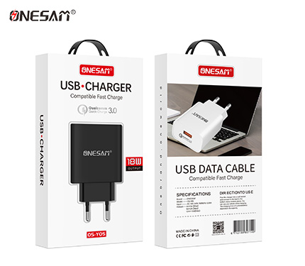 ONESAM Y05 3.0A output PD 18W compatible fast charger