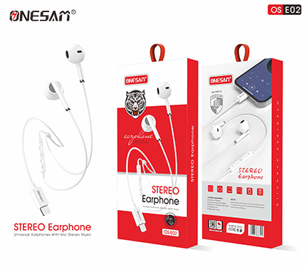 ONESAM E02 stereo earphone