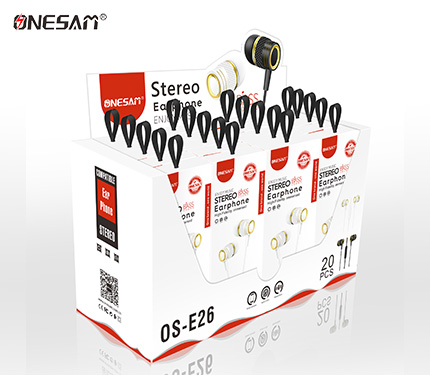 ONESAM E26 20pcs bass sound stereo earphone