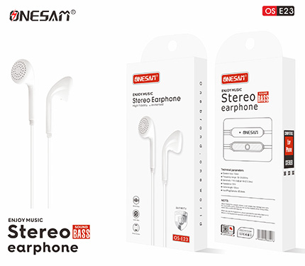 ONESAM E23 bass sound stereo earphone