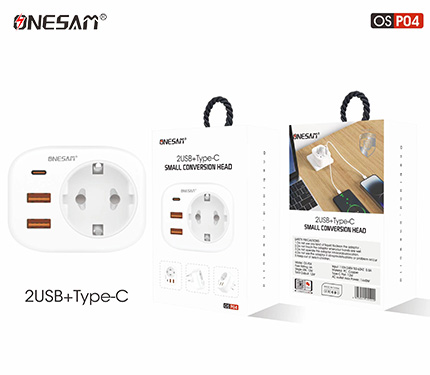 ONESAM P04 2USB+Type-C small conversion head