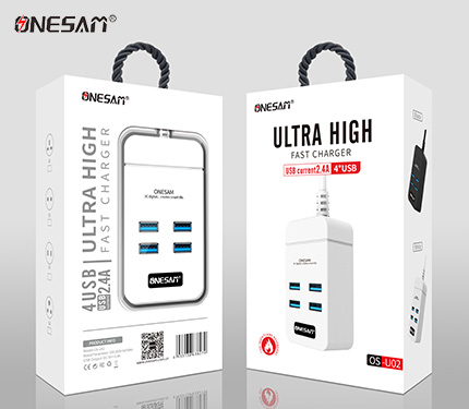 ONESAM U02 2.4A auto max 4 usb 3000w ultra high fast charger
