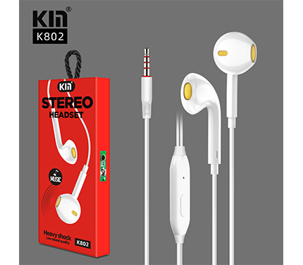 K802 3.5mm stereo headset