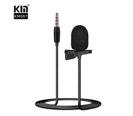 KM007 3.5mm lavalier microphone