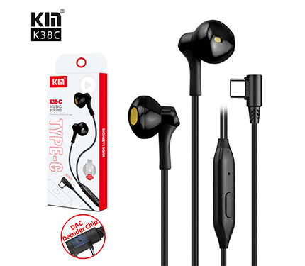 K38C type-c interface earphone